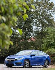 Honda Civic EX Sedan 2018 Blue for sale