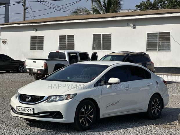 Honda Civic EX 4dr Sedan (1.8L 4cyl CVT) 2014 White