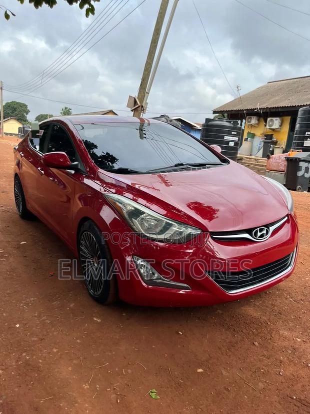 Hyundai Elantra 2013 Red
