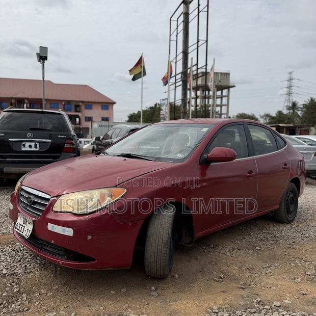 Hyundai Elantra Blue 2010 Red