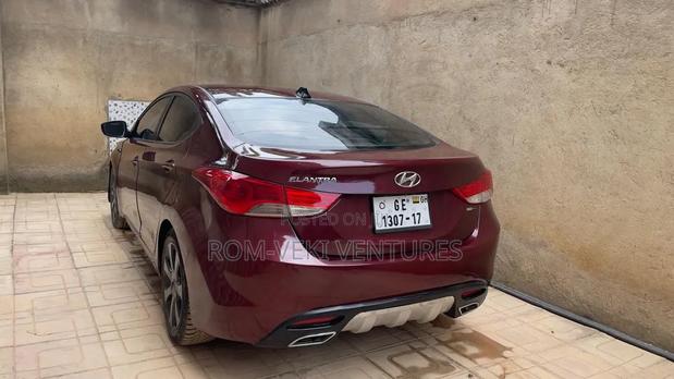 Hyundai Elantra Limited 2012 Burgundy