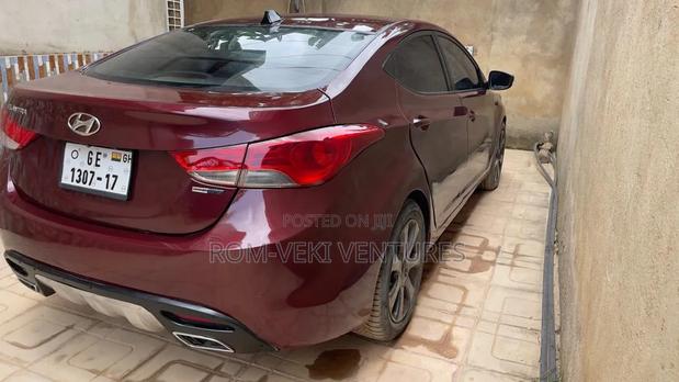 Hyundai Elantra Limited 2012 Burgundy