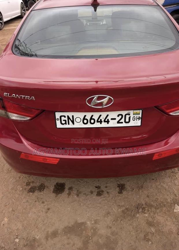 Hyundai Elantra GLS Automatic 2012 Red