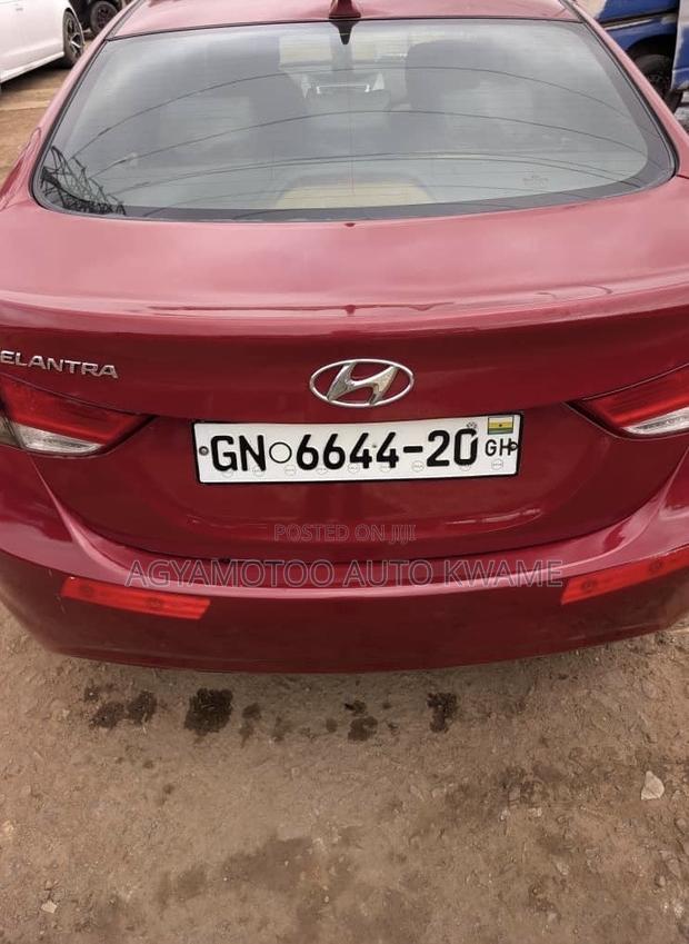 Hyundai Elantra GLS Automatic 2012 Red