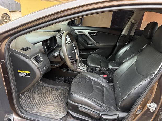 Hyundai Elantra Limited 2012 Brown