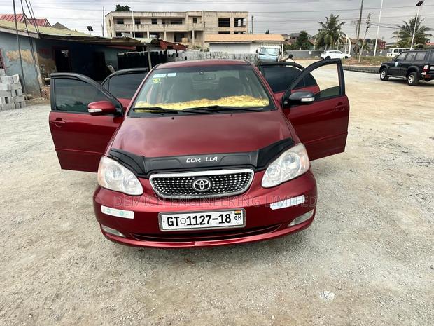 Toyota Corolla 2003 Red