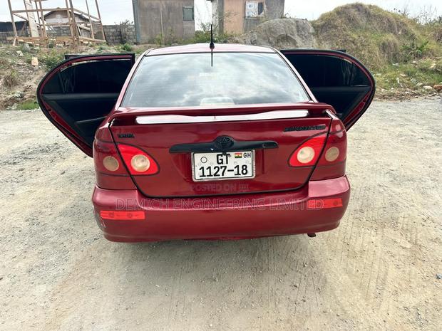 Toyota Corolla 2003 Red