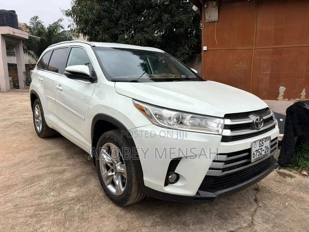 Toyota Highlander Limited V6 4x4 (3.5L 6cyl 6A) 2016 White