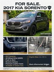 Kia Sorento 2.4L LX AWD 2017 Black for sale