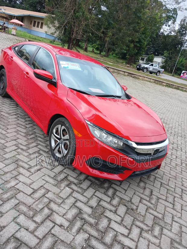 Honda Civic LX Sedan 2018 Red