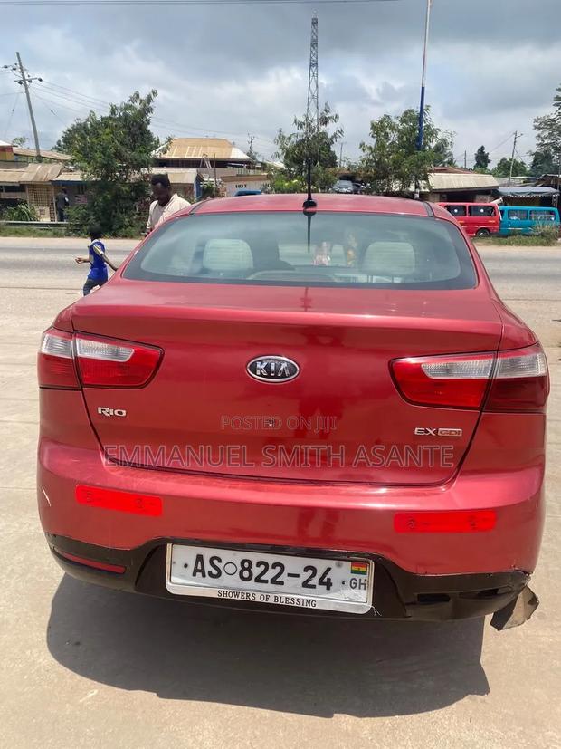 Kia Rio EX 4dr Sedan (1.6L 4cyl 6A) 2012 Red
