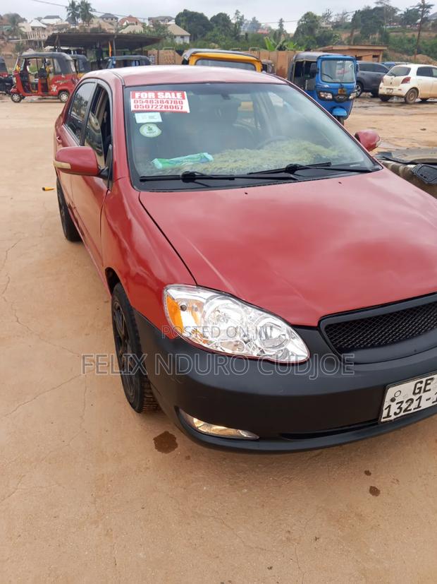 Toyota Corolla 2008 Red