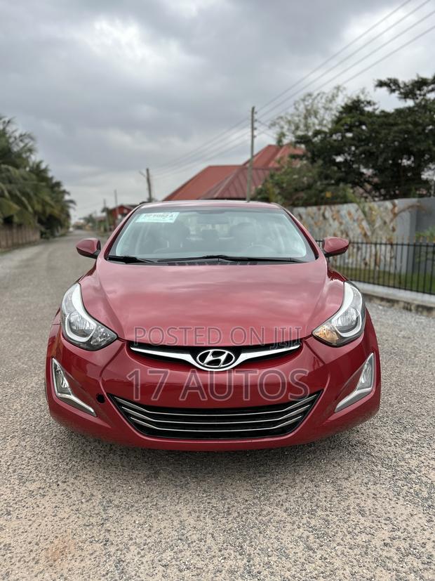 Hyundai Elantra Limited 4dr Sedan (1.8L 4cyl 6A) 2014 Red