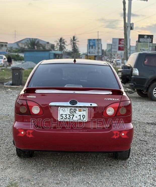 Toyota Corolla S 2007 Red