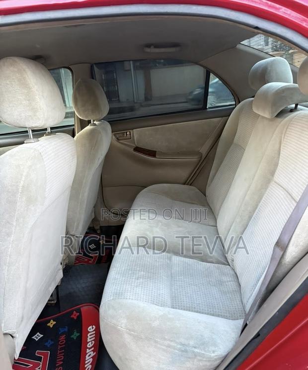 Toyota Corolla S 2007 Red