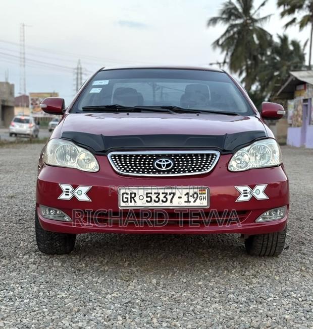 Toyota Corolla S 2007 Red