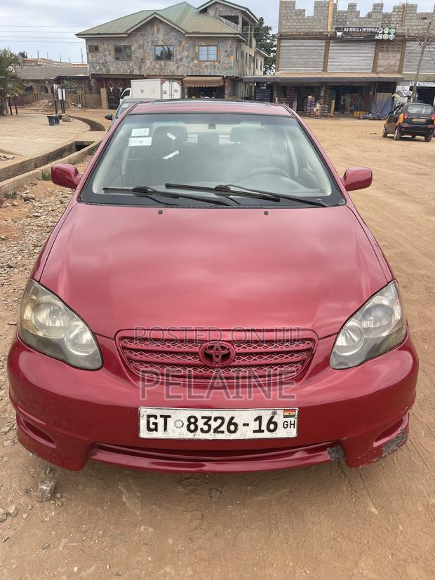 Toyota Corolla 2007 Red