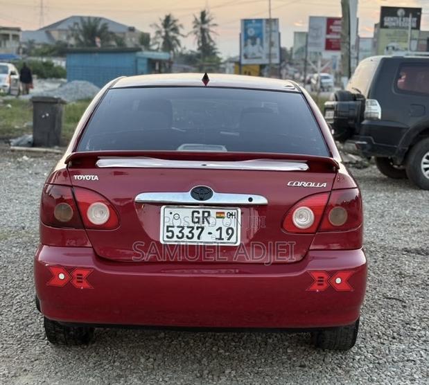 Toyota Corolla 2007 Red