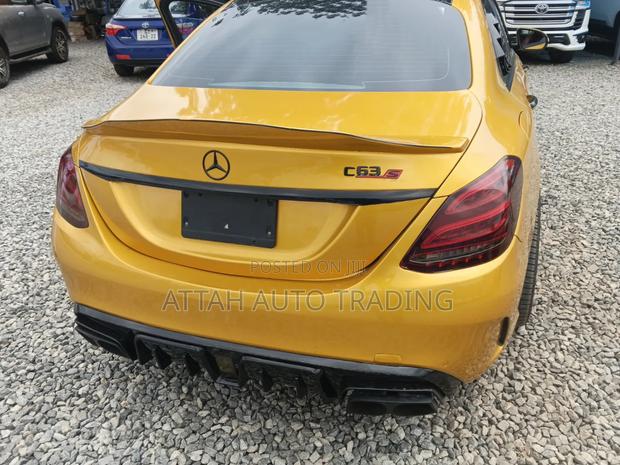 Mercedes-Benz C63 2016 Yellow