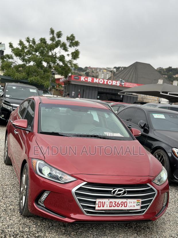 Hyundai Elantra Limited Sedan FWD (2.0L 4cyl 6A) 2017 Red