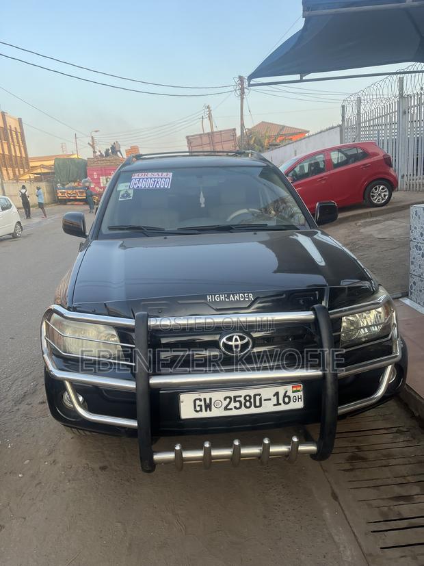 Toyota Highlander 4x4 2007 Black