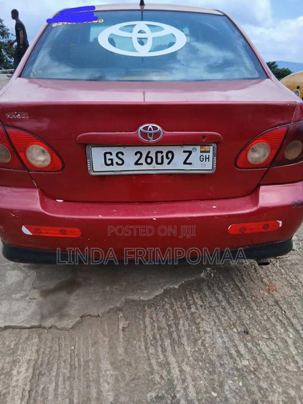 Toyota Corolla S 2007 Red
