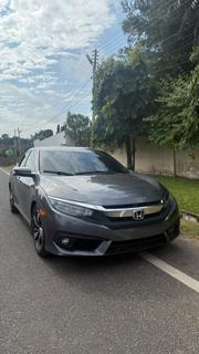 Honda Civic Touring Sedan 2018 Gray for sale