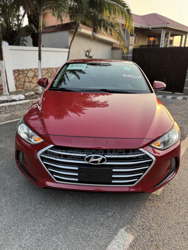 Hyundai Elantra Limited 2018 Red