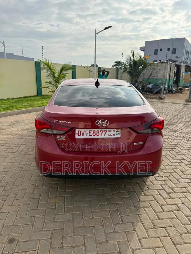 Hyundai Elantra Limited 4dr Sedan (1.8L 4cyl 6A) 2014 Red