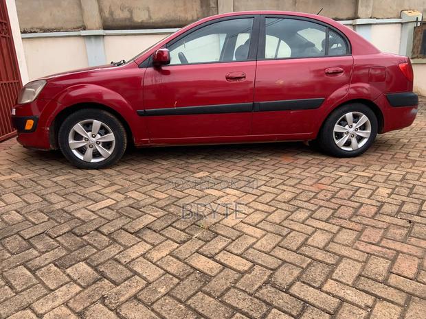 Kia Rio LX 4dr Sedan (1.6L 4cyl 4A) 2010 Red