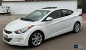Hyundai Elantra Limited Sedan FWD (1.8L 4cyl 6A) 2013 White for sale