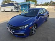 Honda Civic LX Sedan 2020 Blue for sale
