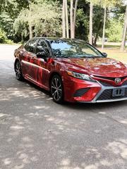 Toyota Camry SE FWD 2020 Red for sale
