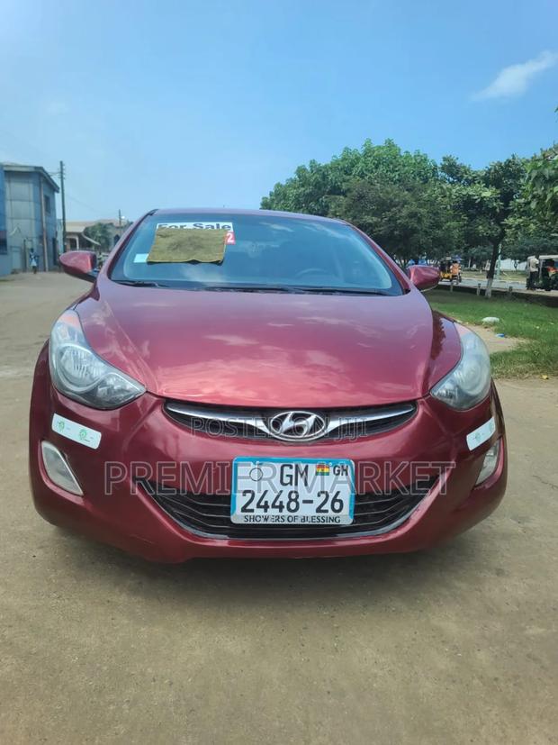 Hyundai Elantra Limited Sedan FWD (1.8L 4cyl 6A) 2013 Red