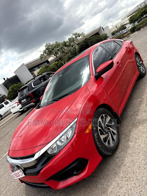 Honda Civic EX 4dr Sedan (2.0L 4cyl) 2017 Red