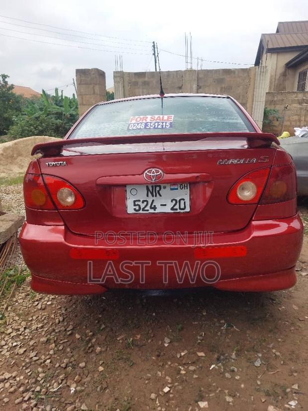 Toyota Corolla S 2006 Red
