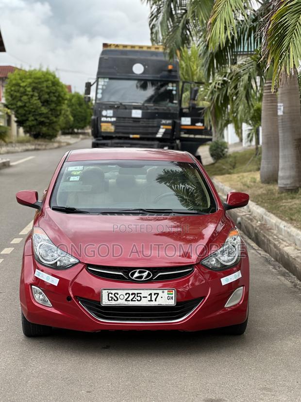 Hyundai Elantra GLS Automatic 2012 Red