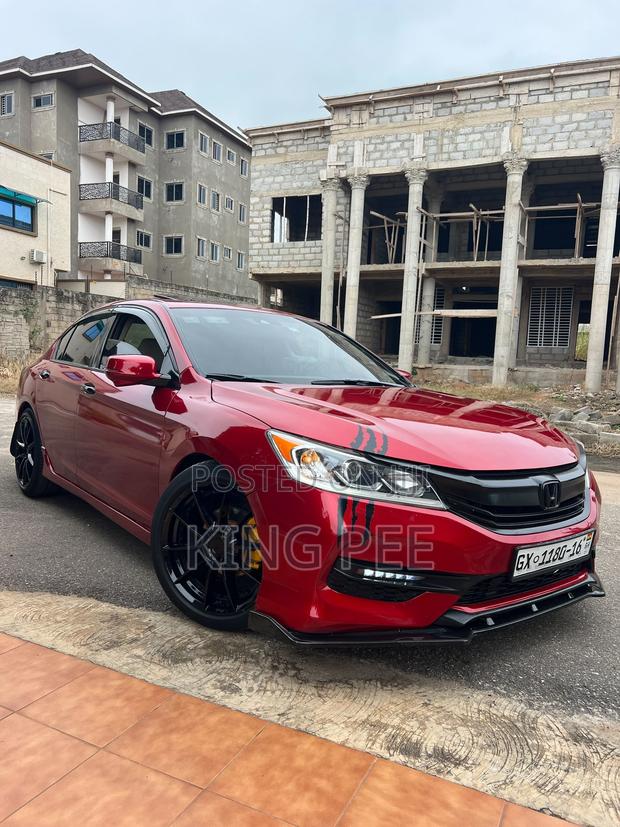 Honda Accord EX-L V-6 4dr Sedan (3.5L 6cyl 6A) 2015 Red