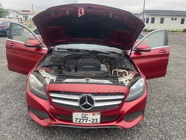 Mercedes-Benz C300 Luxury 4Matic Sedan AWD (2.0L 4cyl 7A) 2016 Red