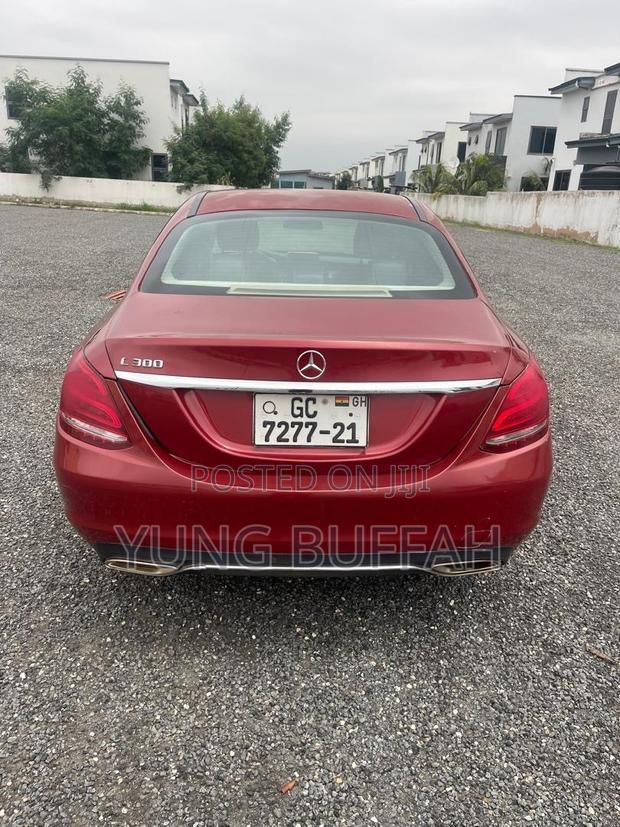 Mercedes-Benz C300 Luxury 4Matic Sedan AWD (2.0L 4cyl 7A) 2016 Red