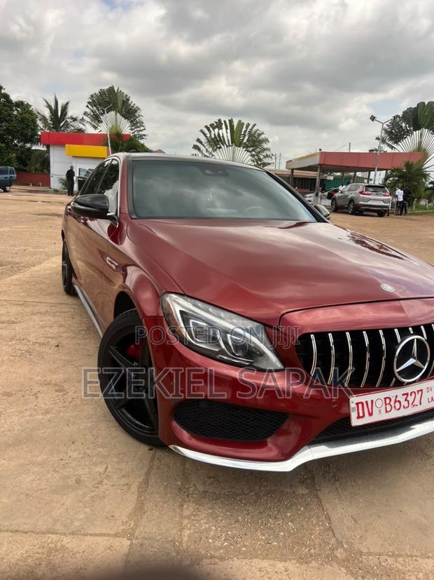 Mercedes-Benz C300 Base 4Matic Sedan AWD (2.0L 4cyl 7A) 2016 Red