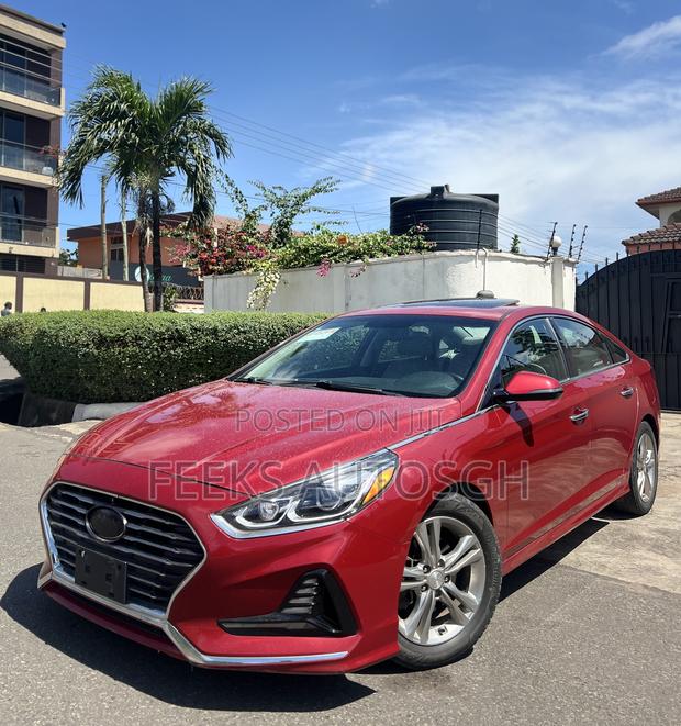 Hyundai Sonata Limited 2018 Red