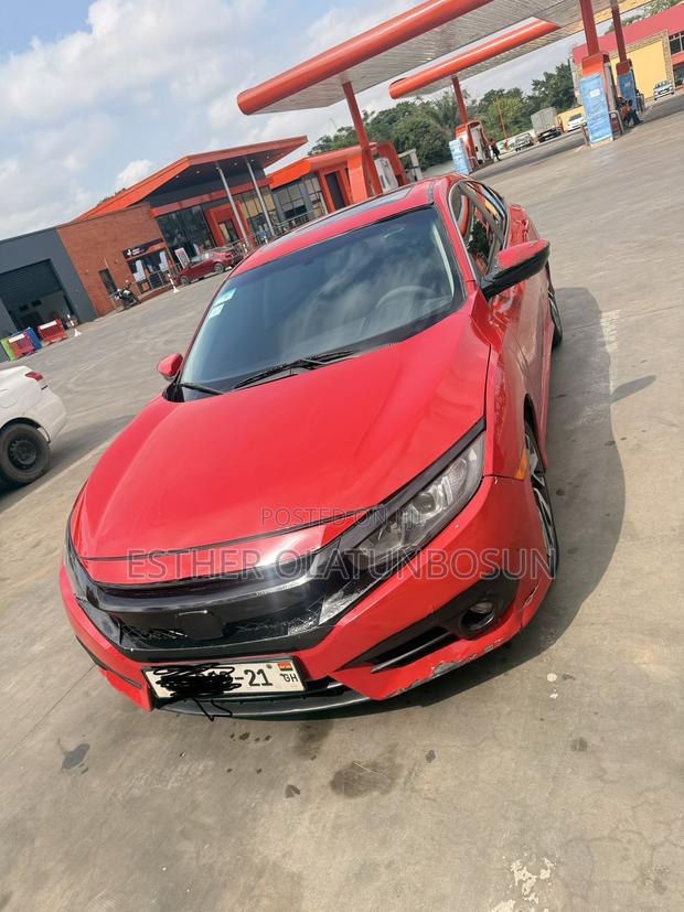 Honda Civic EX 4dr Sedan (2.0L 4cyl) 2017 Red