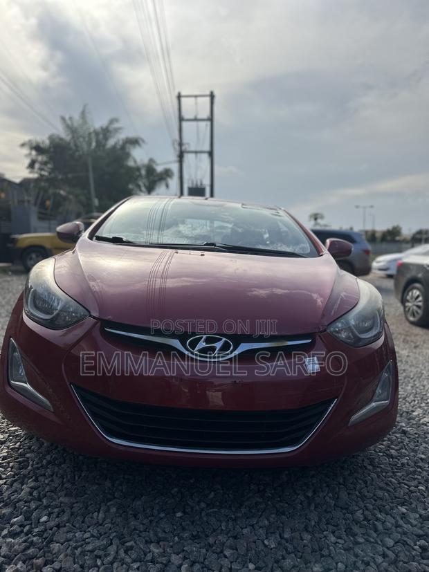 Hyundai Elantra Limited 4dr Sedan (1.8L 4cyl 6A) 2014 Red