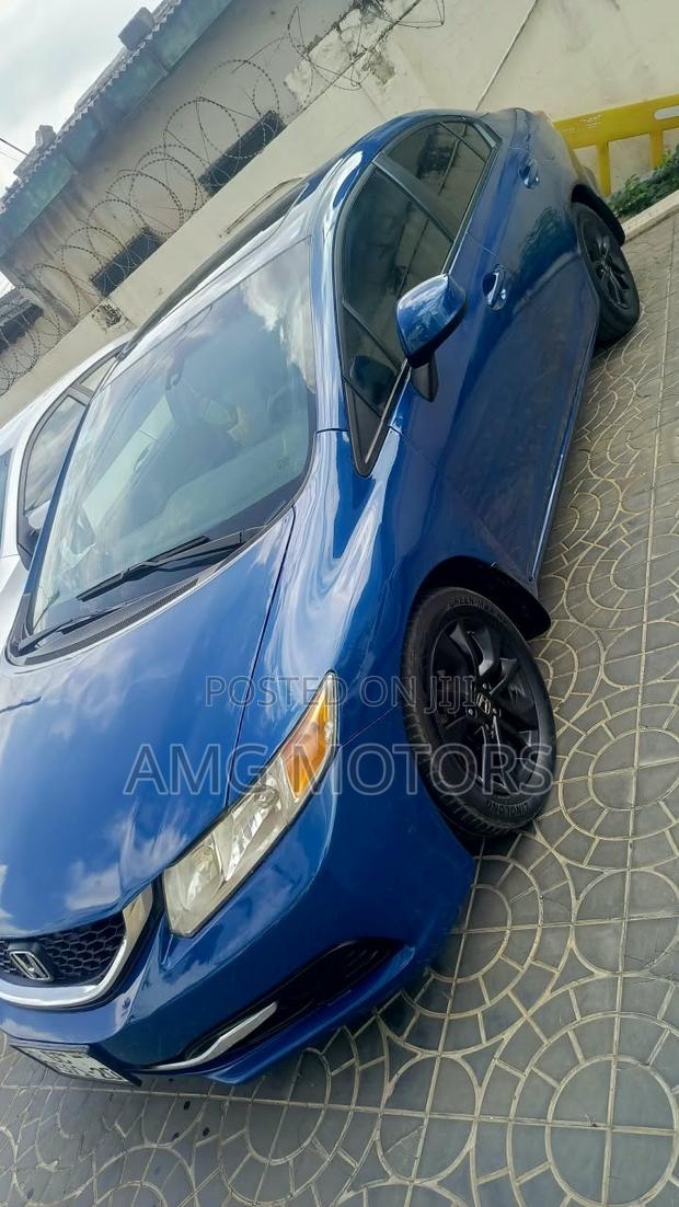 Honda Civic Sedan LX 2013 Blue