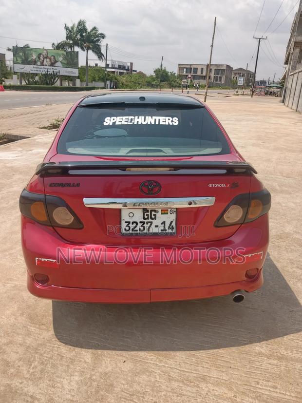 Toyota Corolla S 4dr Sedan (1.8L 4cyl 4A) 2010 Red
