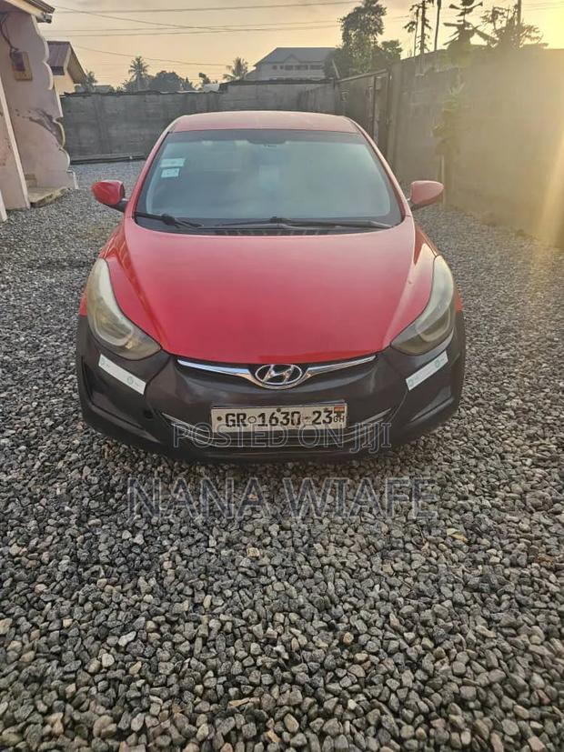Hyundai Elantra 2013 Red