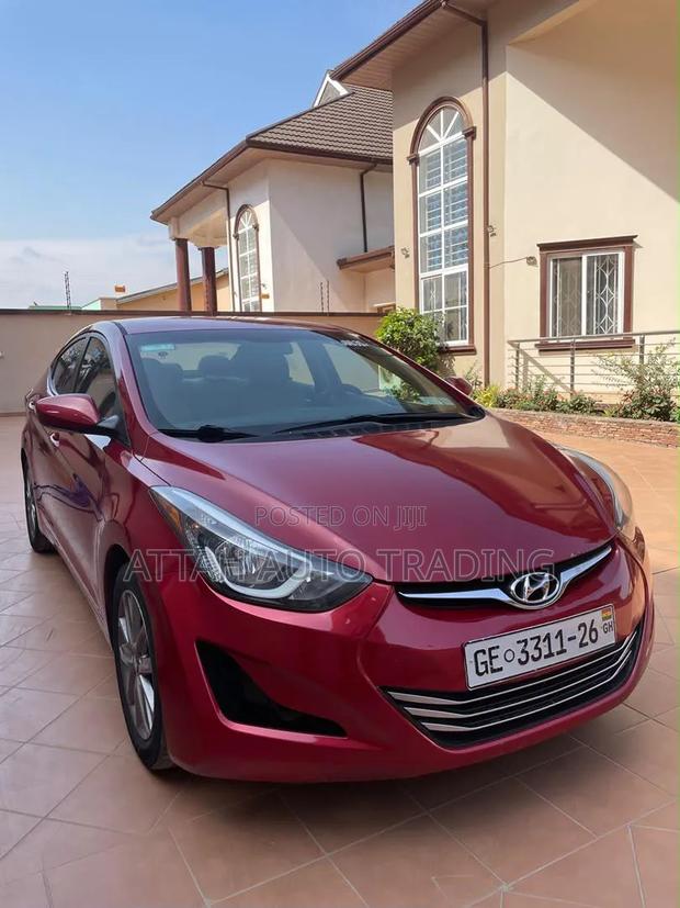 Hyundai Elantra 2014 Red