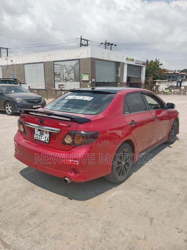 Toyota Corolla S 4dr Sedan (1.8L 4cyl 4A) 2010 Red
