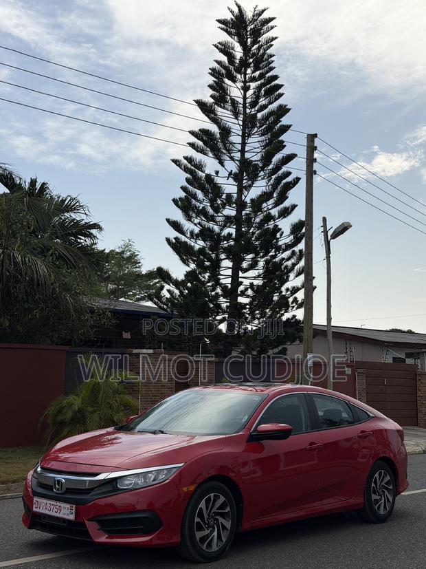 Honda Civic EX 4dr Sedan (2.0L 4cyl) 2017 Red